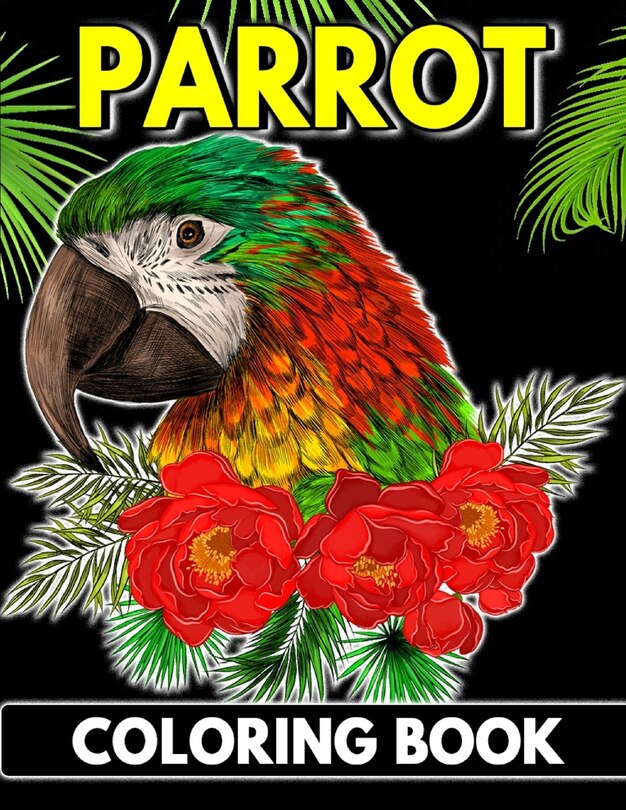 Front cover_Parrot Coloring Book
