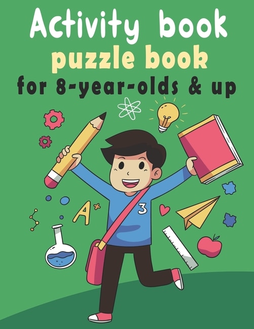 Couverture_puzzle book for 8-year-olds & up