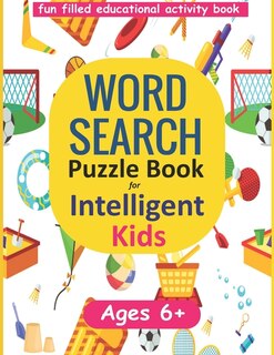 Front cover_Word Search Puzzle Book for Intelligent Kids