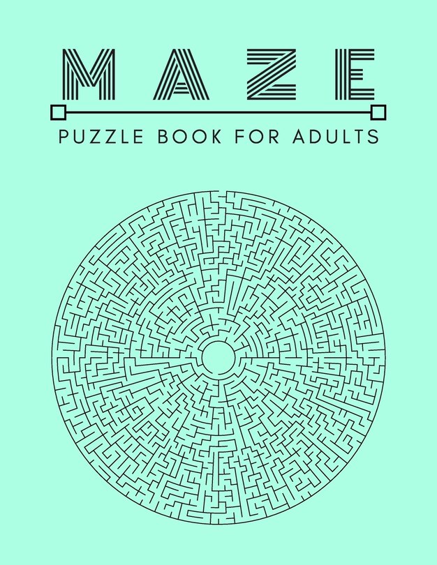Front cover_Maze Puzzle Book