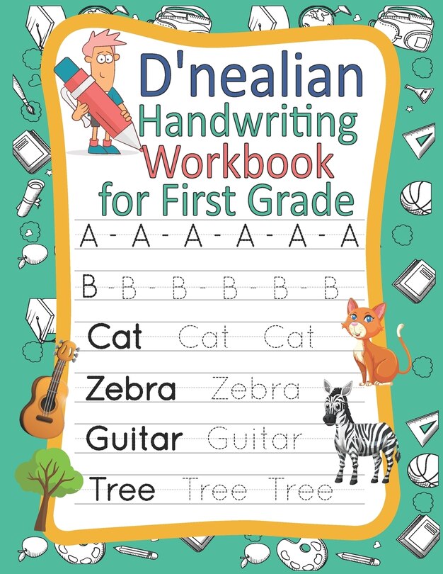 Front cover_D'nealian Handwriting workbook for first grade