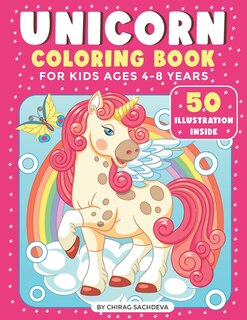 Front cover_Unicorn Coloring Book