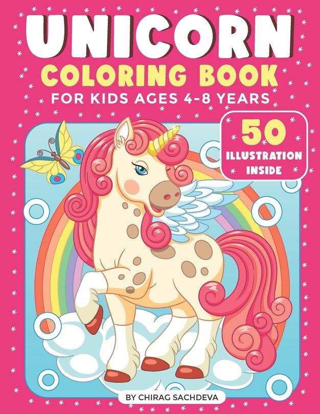 Front cover_Unicorn Coloring Book