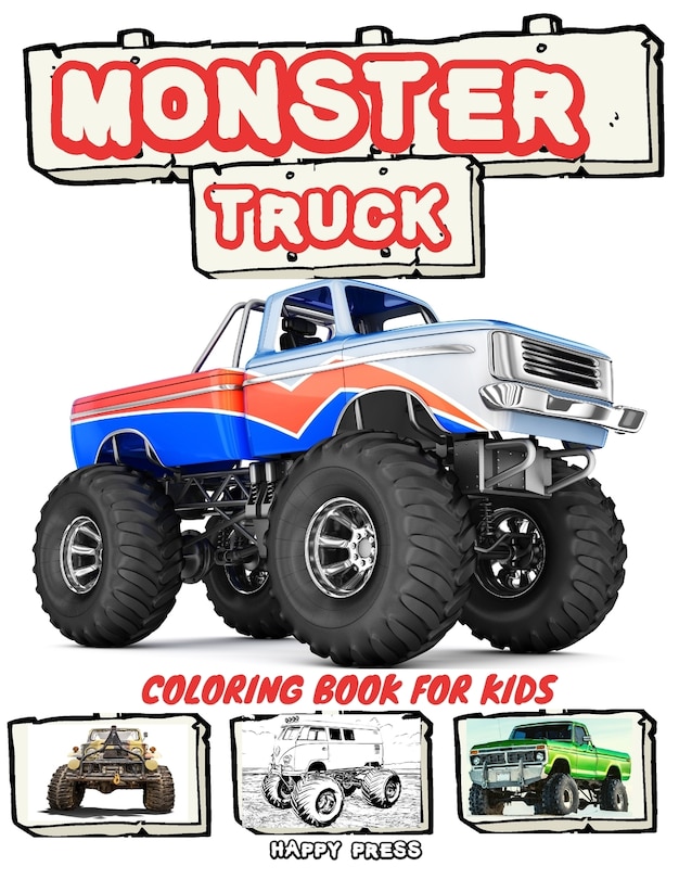Couverture_Monster Truck Coloring Book for Kids