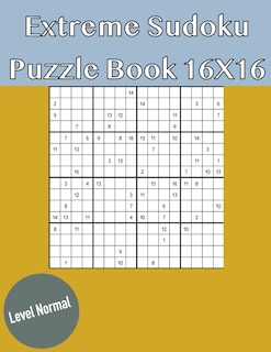 Front cover_Extreme Sudoku Puzzle Book 16X16