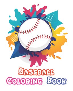 Front cover_Baseball Coloring Book