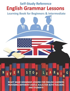 Front cover_English grammar lessons Self-Study Reference learning Book for Beginners & Intermediate