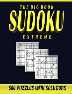 Front cover_The big book sudoku extreme 500 puzzles
