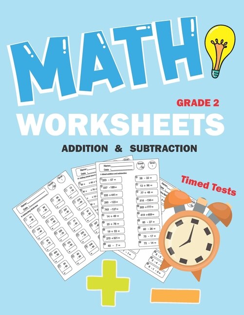 Front cover_Math worksheets 2nd grade