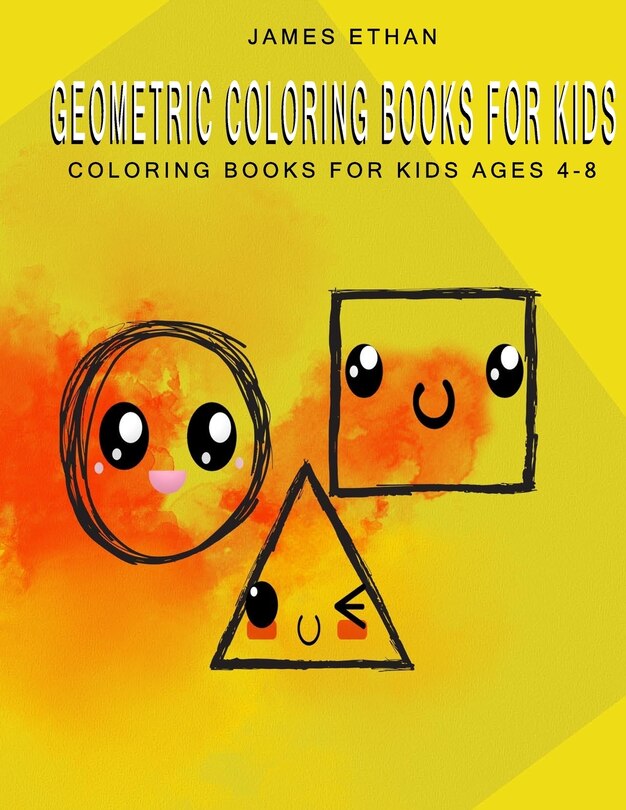 Front cover_Geometric coloring books for kids