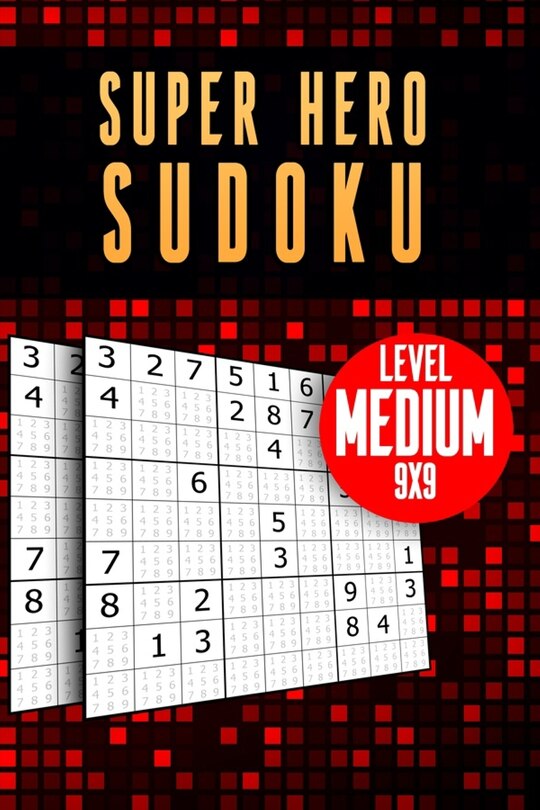 Couverture_Sudoku Super Hero Level MEDIUM 9x9 /