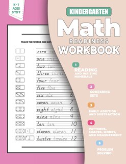 Kindergarten Math Readiness Workbook: Kindergarten and 1st Grade Workbook Age 5-7 - Math Activity Book with Number Tracing, Counting, Matching and Color by Number Activities (Homeschooling Activity Books)