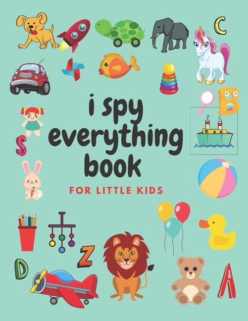 Front cover_i spy everything book for little kids