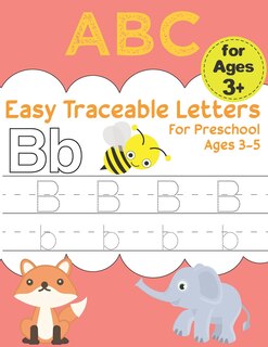 Couverture_Easy Traceable Letters For Preschool Ages 3-5