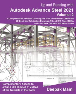 Couverture_Up and Running with Autodesk Advance Steel 2021