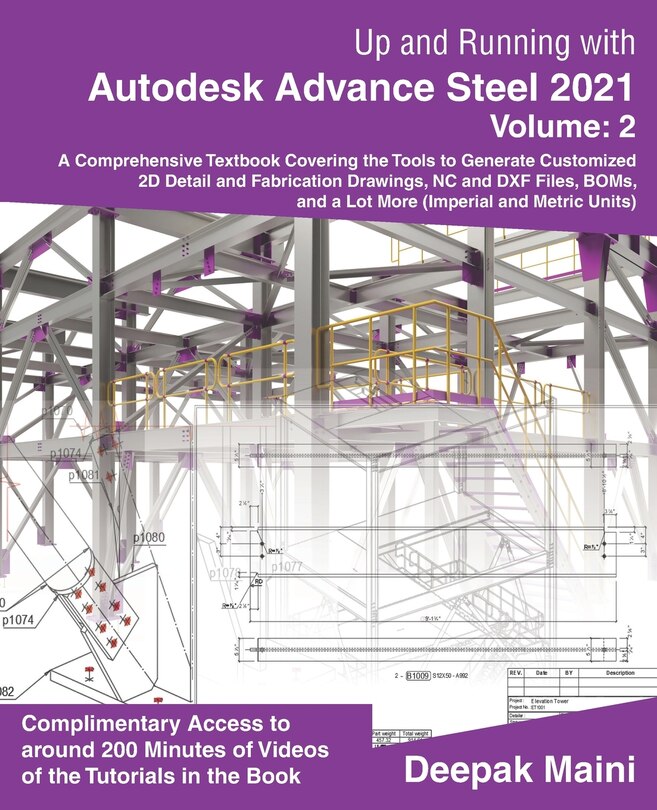 Couverture_Up and Running with Autodesk Advance Steel 2021