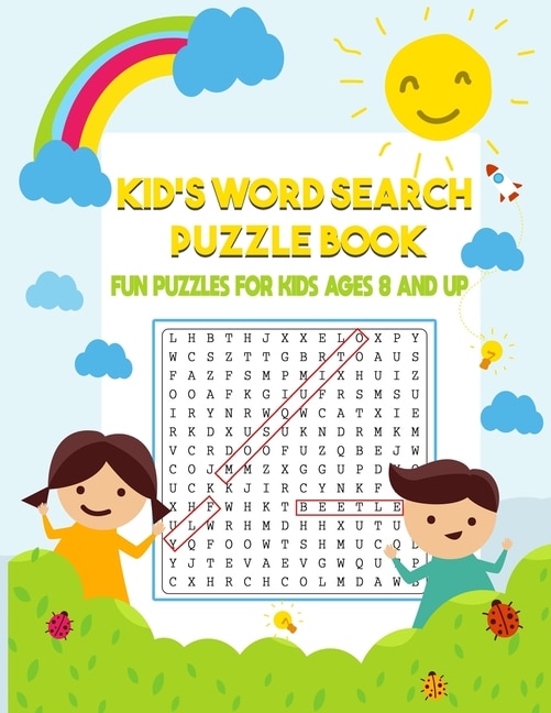 Front cover_Kid's Word Search Puzzle Book