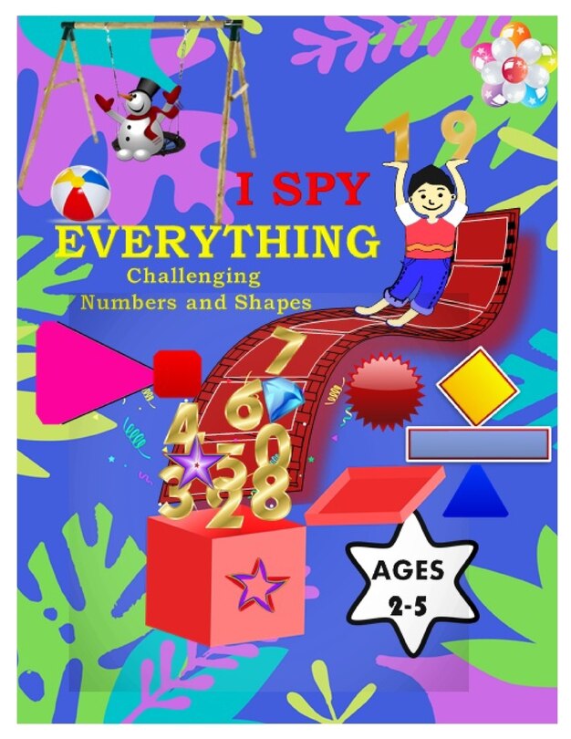 Front cover_I Spy Everything Challenging Numbers and Shapes