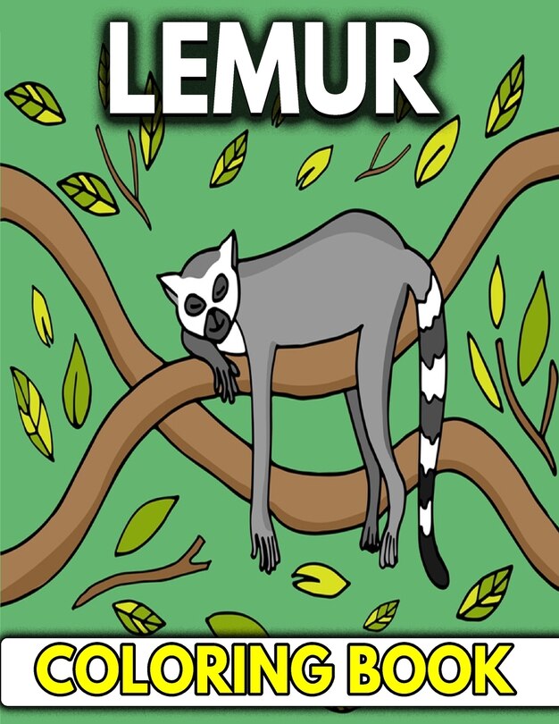Front cover_Lemur Coloring Book