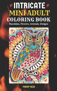 Front cover_Intricate Mini Adult Coloring Book