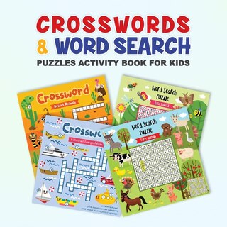Couverture_Crosswords & Word Search Puzzles Activity Book for Kids