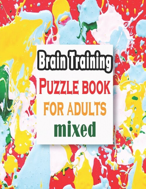 Couverture_Puzzle book for adults mixed