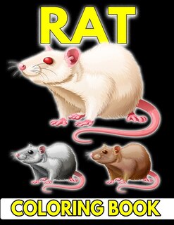 Rat Coloring Book: Gift For Adult Stress Relieving