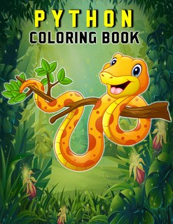 Front cover_Python Coloring Book