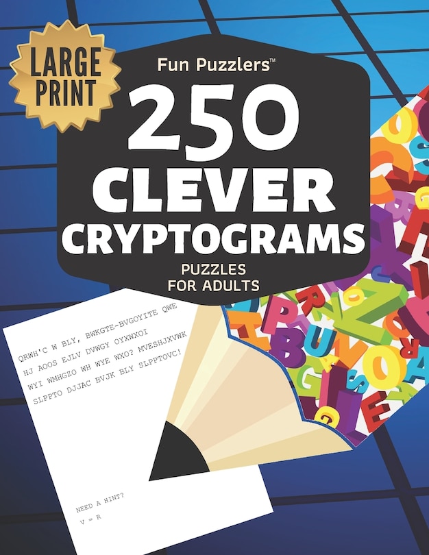 Couverture_Fun Puzzlers 250 Clever Cryptograms Puzzles for Adults