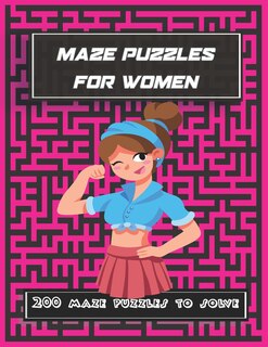 Front cover_maze puzzles for women