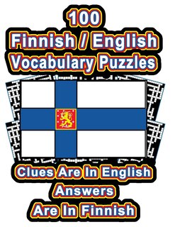Front cover_100 Finnish/English Vocabulary Puzzles