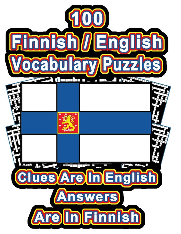 Front cover_100 Finnish/English Vocabulary Puzzles