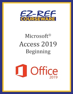 Couverture_Microsoft Access 2019 - Beginning