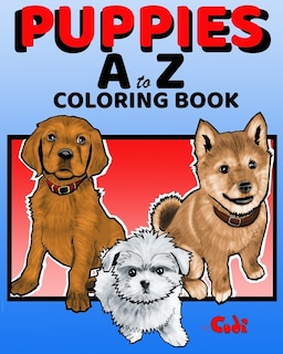 Front cover_PUPPIES A to Z COLORING BOOK