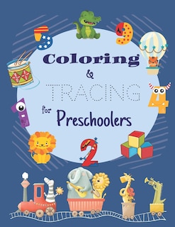 Front cover_Coloring & Tracing for Preschoolers
