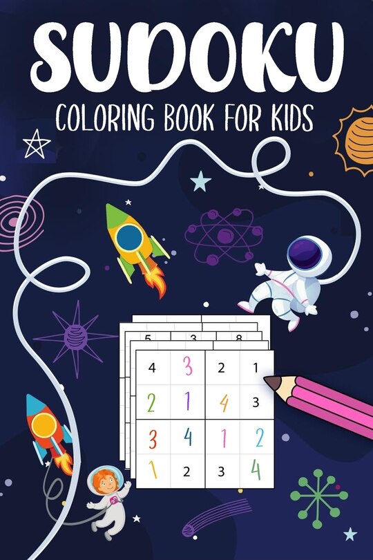 Front cover_Sudoku Coloring Book For Kids