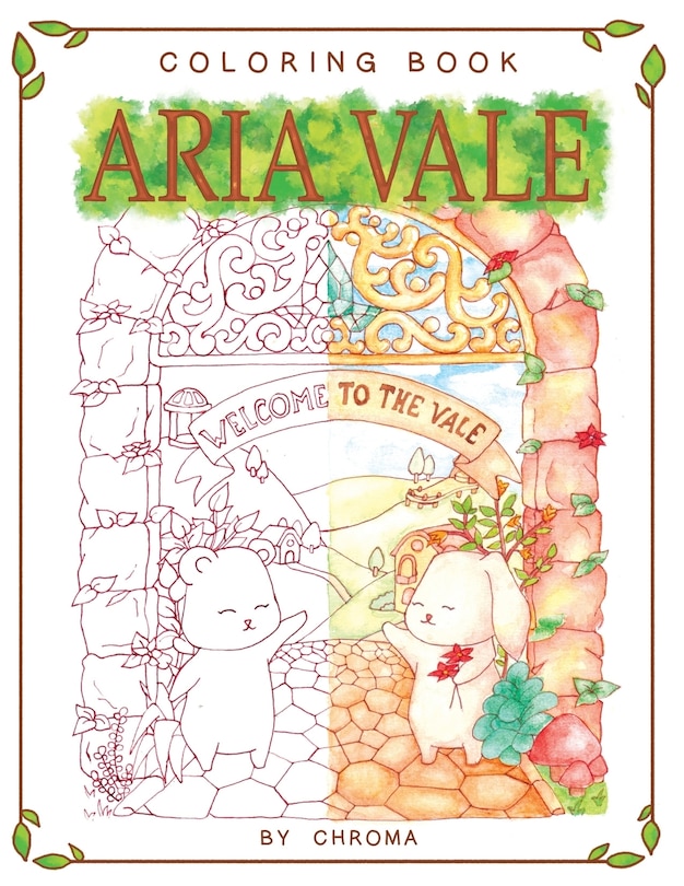 Aria Vale Coloring Book: Welcome to the Vale