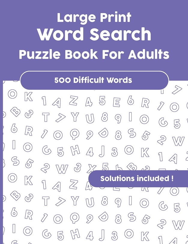 Couverture_Large Print Word Search Puzzle Book For Adults