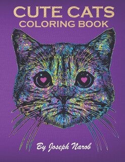 Front cover_Cute Cats Coloring Book