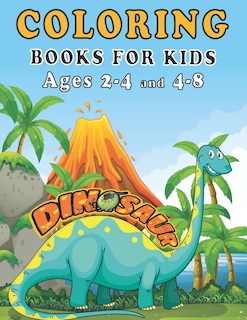 Couverture_Dinosaur Coloring Books for Kids ages 2-4 and 4-8