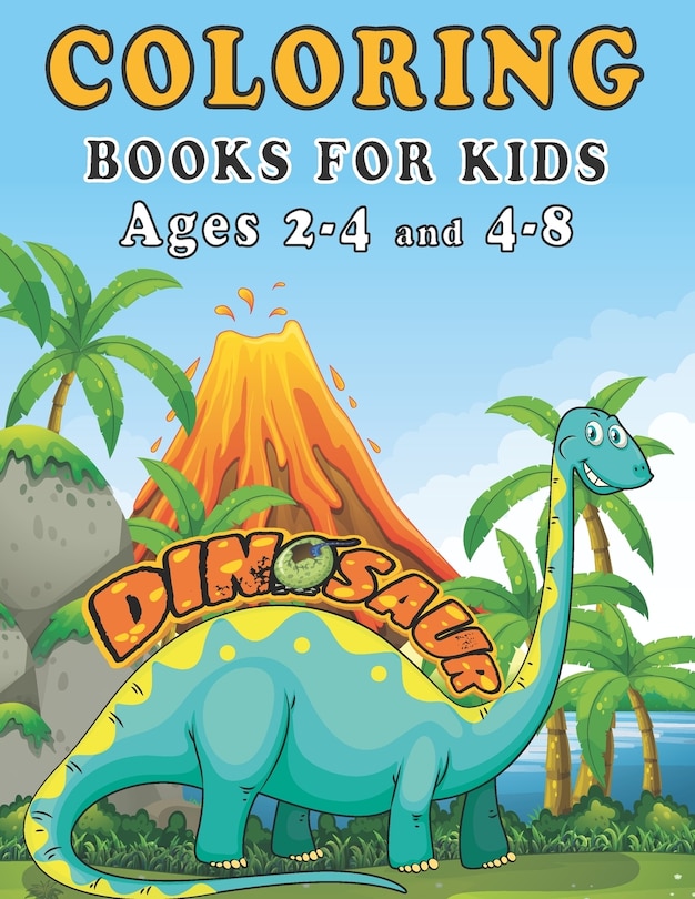 Couverture_Dinosaur Coloring Books for Kids ages 2-4 and 4-8