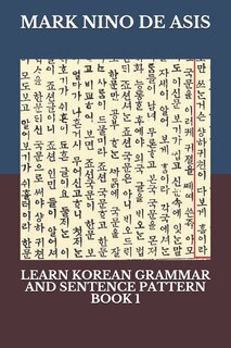 Front cover_Learn Korean Grammar and Sentence Pattern Book 1