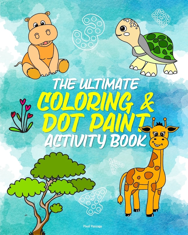 Front cover_The Ultimate Coloring Activity Book for Children