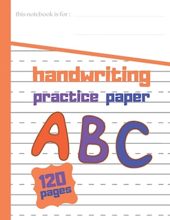 Front cover_Handwriting practce paper