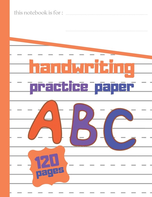 Front cover_Handwriting practce paper