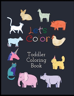 Front cover_Let's Color Toddler Coloring Book