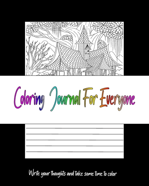Front cover_Coloring Journal For Everyone