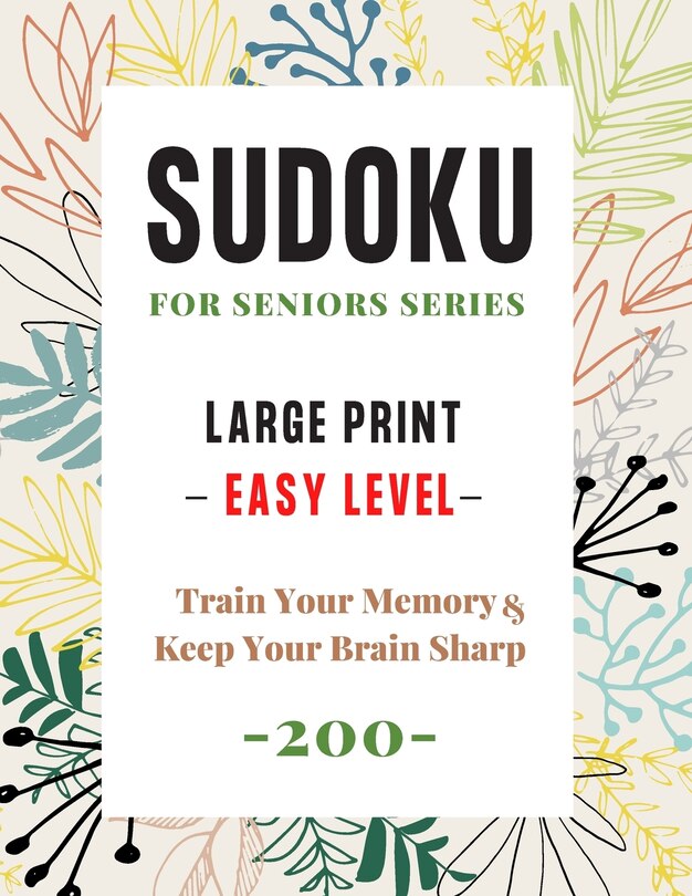 Couverture_Sudoku For Seniors Series
