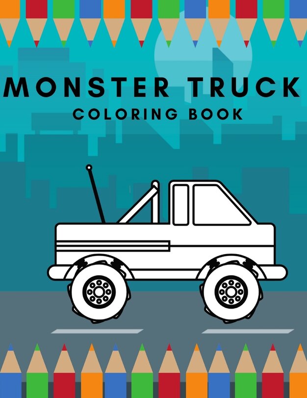 Couverture_Monster truck Coloring book