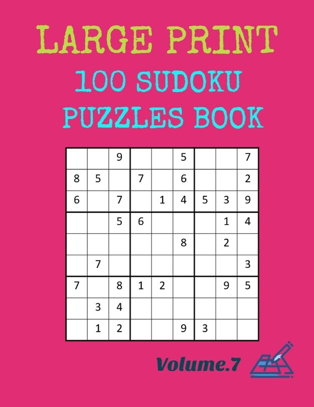 Couverture_Large Print 100 Sudoku Puzzles Book
